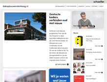 Tablet Screenshot of dakopbouwendenhaag.nl